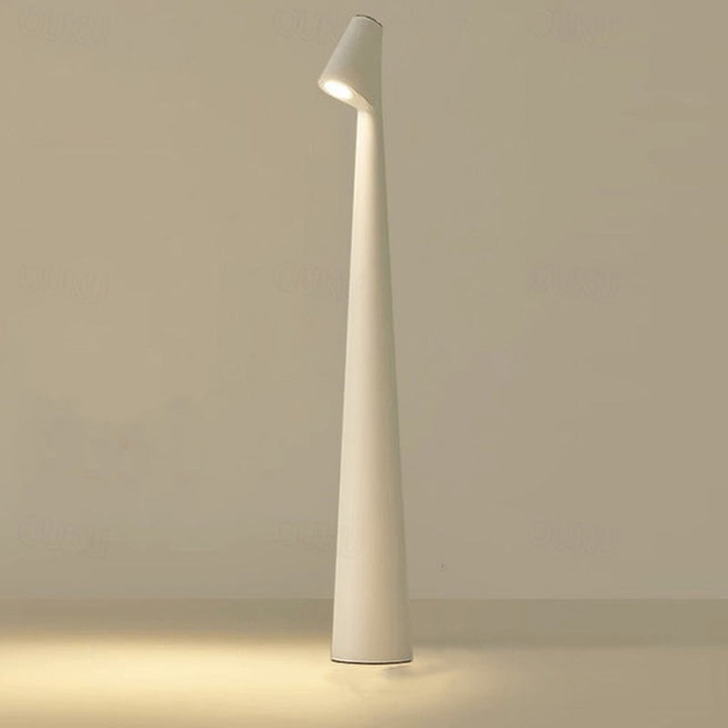 Nordic Wireless LED Table Lamp with Touch Dimming and Aluminium Housing