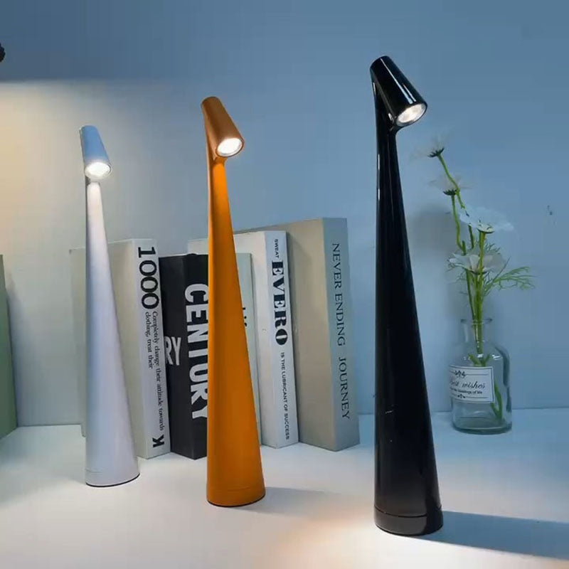 Wireless Dimmable Nordic LED Table Lamp in Aluminium with USB Charging