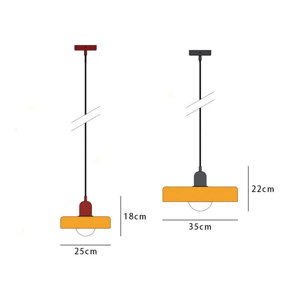 Opus Appliances | Aurelo Colored Glass Pendant Light For Dining Rooms