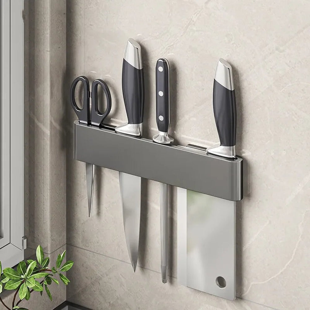 Opus Appliances | Knife holder - Knifey - Stainless steel - Multi-function shelf