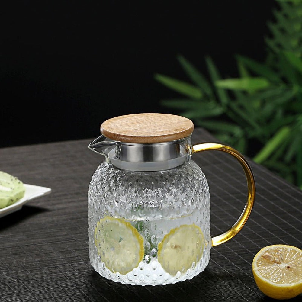 Opus Appliances | Heat-Resistant Ribbed Glass Jug