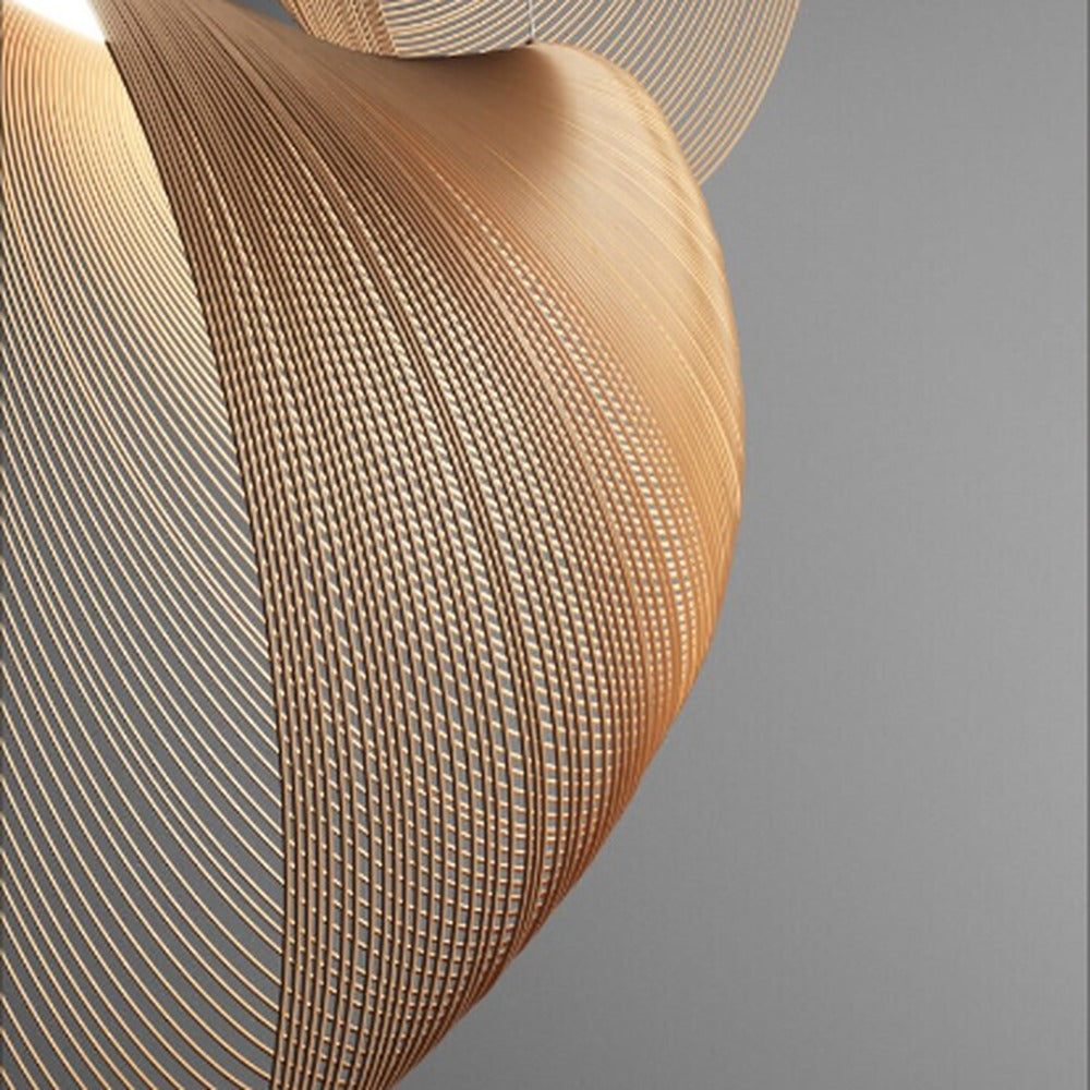 Opus Appliances | Pendant Light In Birch Wood For Cozy Living Areas