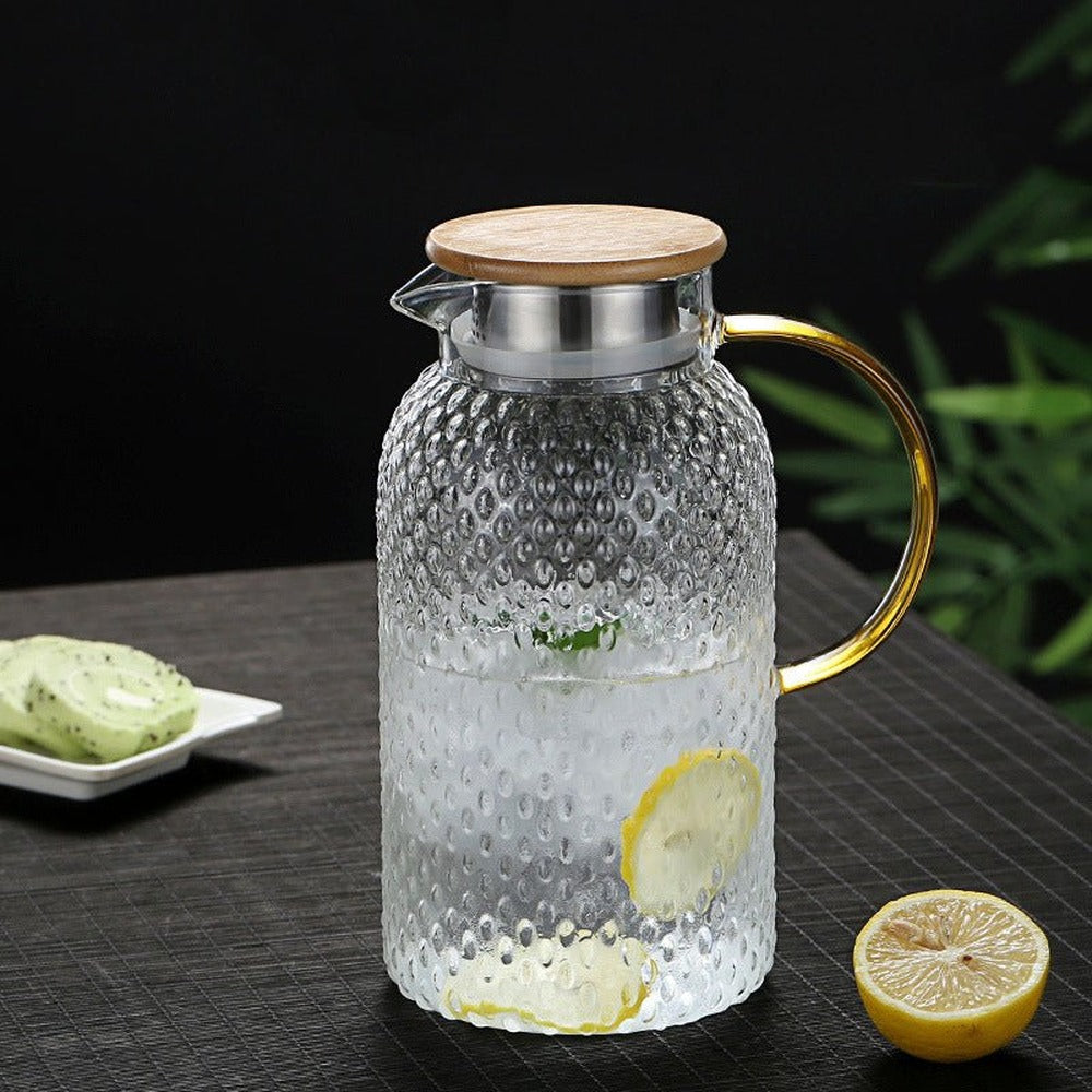 Opus Appliances | Heat-Resistant Ribbed Glass Jug