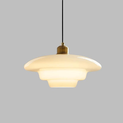 Opus Appliances | Pendant Light With Ivory Glass For 1950s-Inspired Interiors
