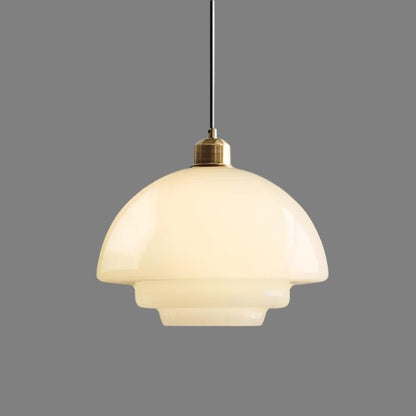 Opus Appliances | Pendant Light With Ivory Glass For 1950s-Inspired Interiors