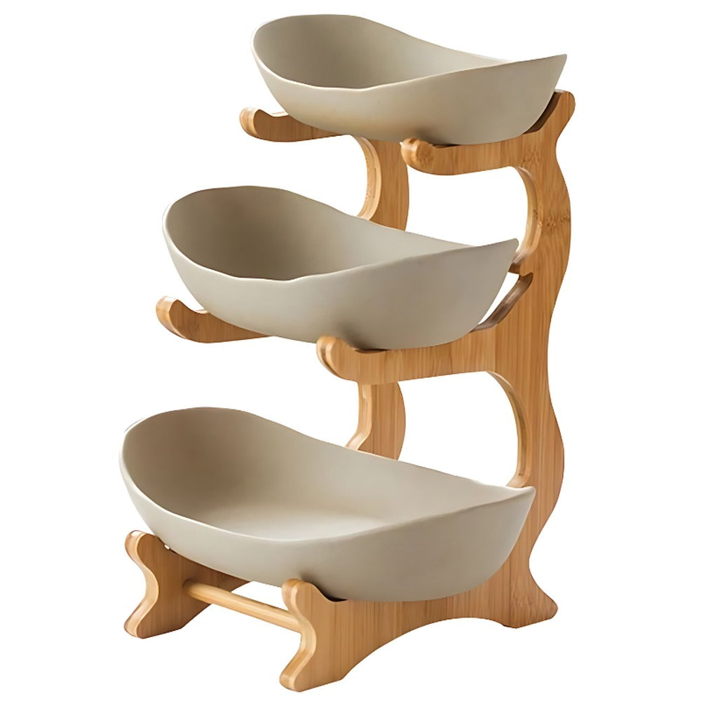 Opus Appliances | Three-Tier Fruit Bowl Made of Plastic