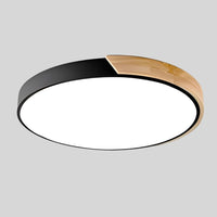 Opus Appliances | Nordic Wood Circular Ceiling Light with Warm Glow