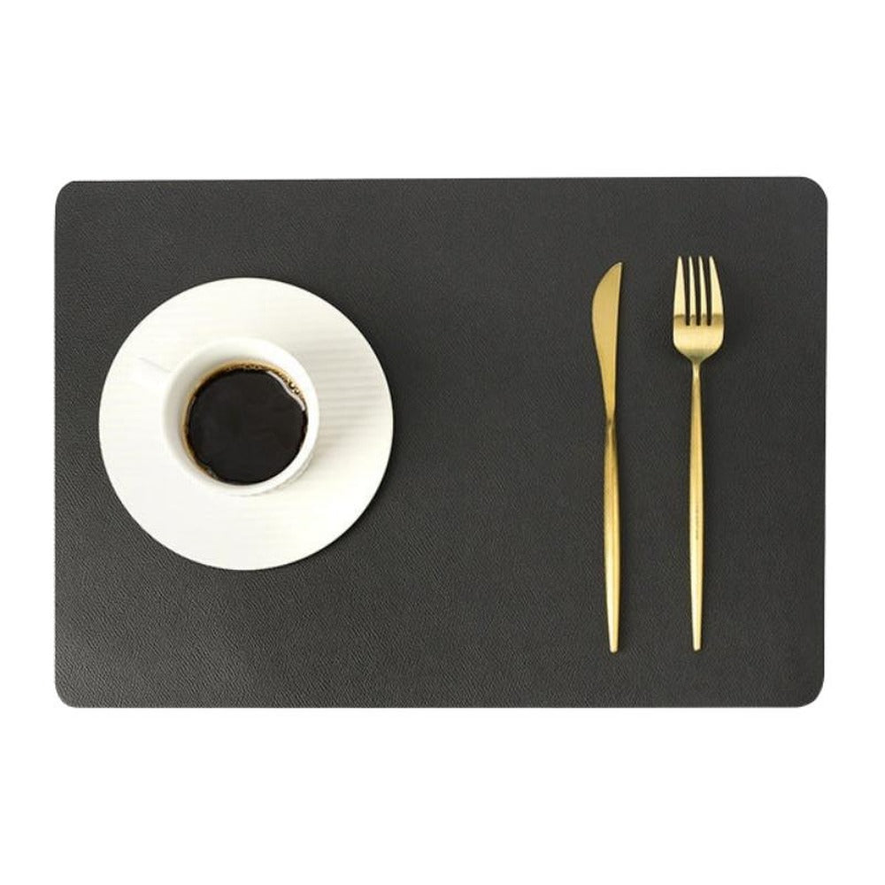 Opus Appliances | Modern rectangular waterproof PU leather placemats