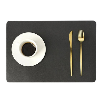 Opus Appliances | Modern rectangular waterproof PU leather placemats
