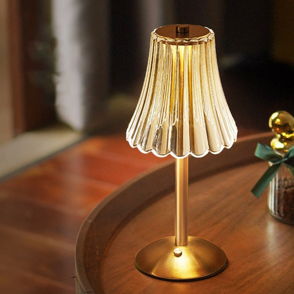 Opus Appliances | Vintage-Style Gold Crystal Table Lamp | Orntli