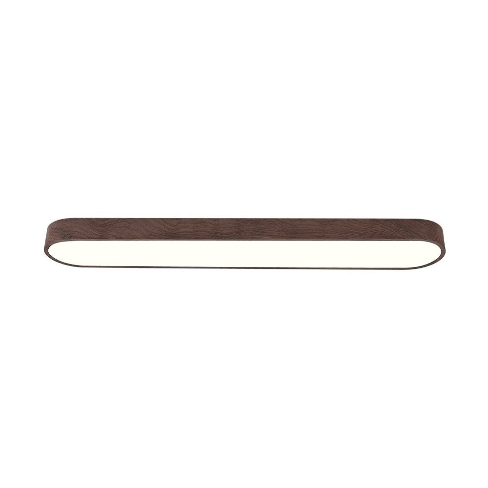 Opus Appliances | Nordic Glow LED Ceiling Flush Mount Oval with Wood Accent