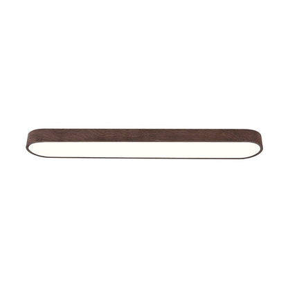 Opus Appliances | Nordic Glow LED Ceiling Flush Mount Oval with Wood Accent