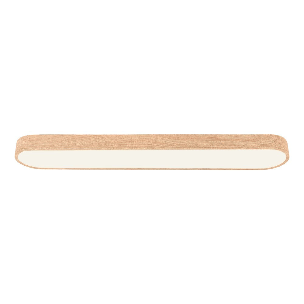 Opus Appliances | Nordic Glow LED Ceiling Flush Mount Oval with Wood Accent