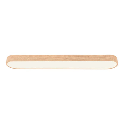 Opus Appliances | Nordic Glow LED Ceiling Flush Mount Oval with Wood Accent