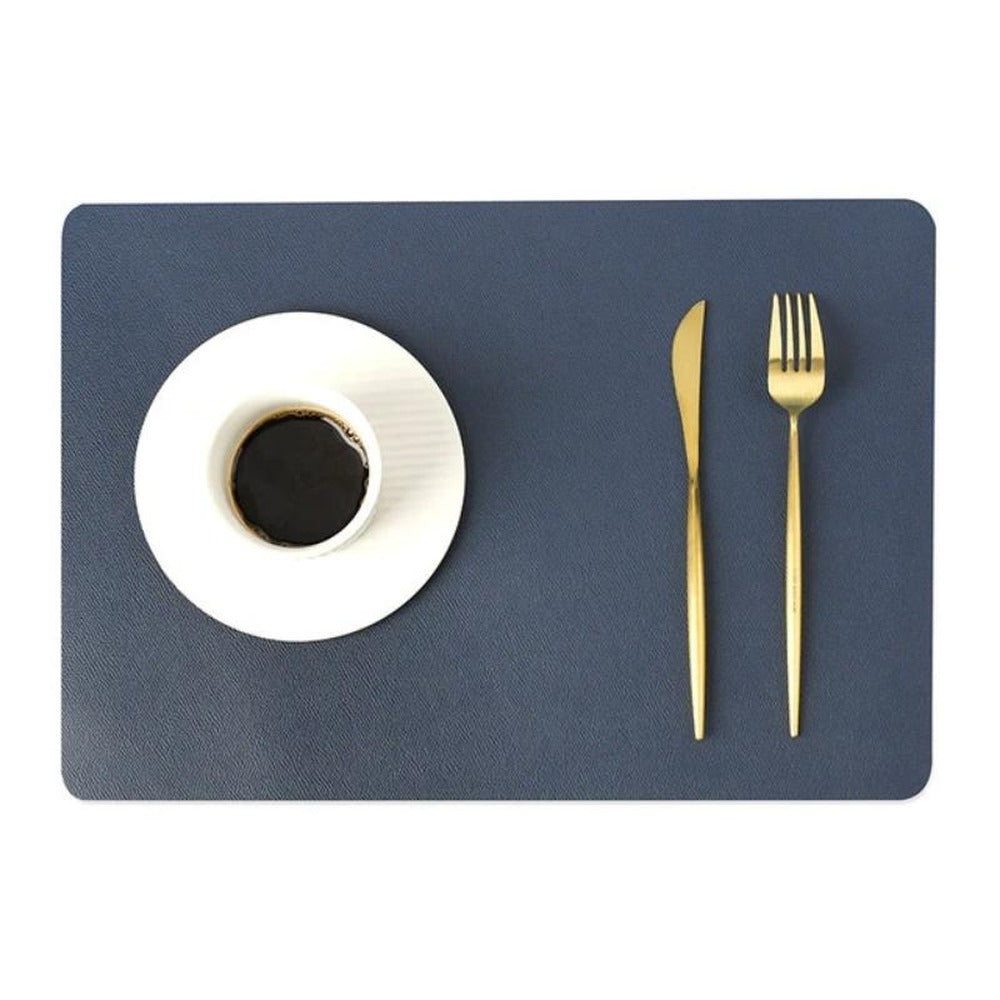 Opus Appliances | Modern rectangular waterproof PU leather placemats