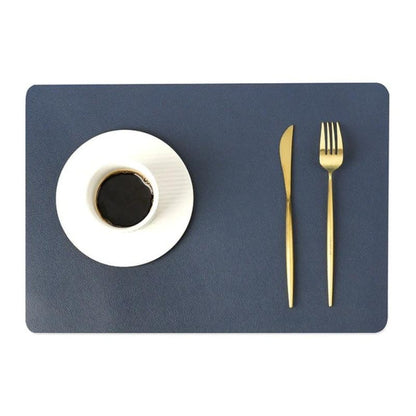 Opus Appliances | Modern rectangular waterproof PU leather placemats