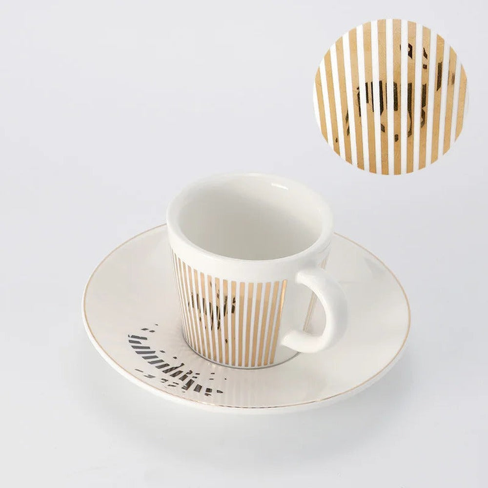 Opus Appliances | Creative dynamic SLR cup coffee tea cup set with coaster 90ml-225ml