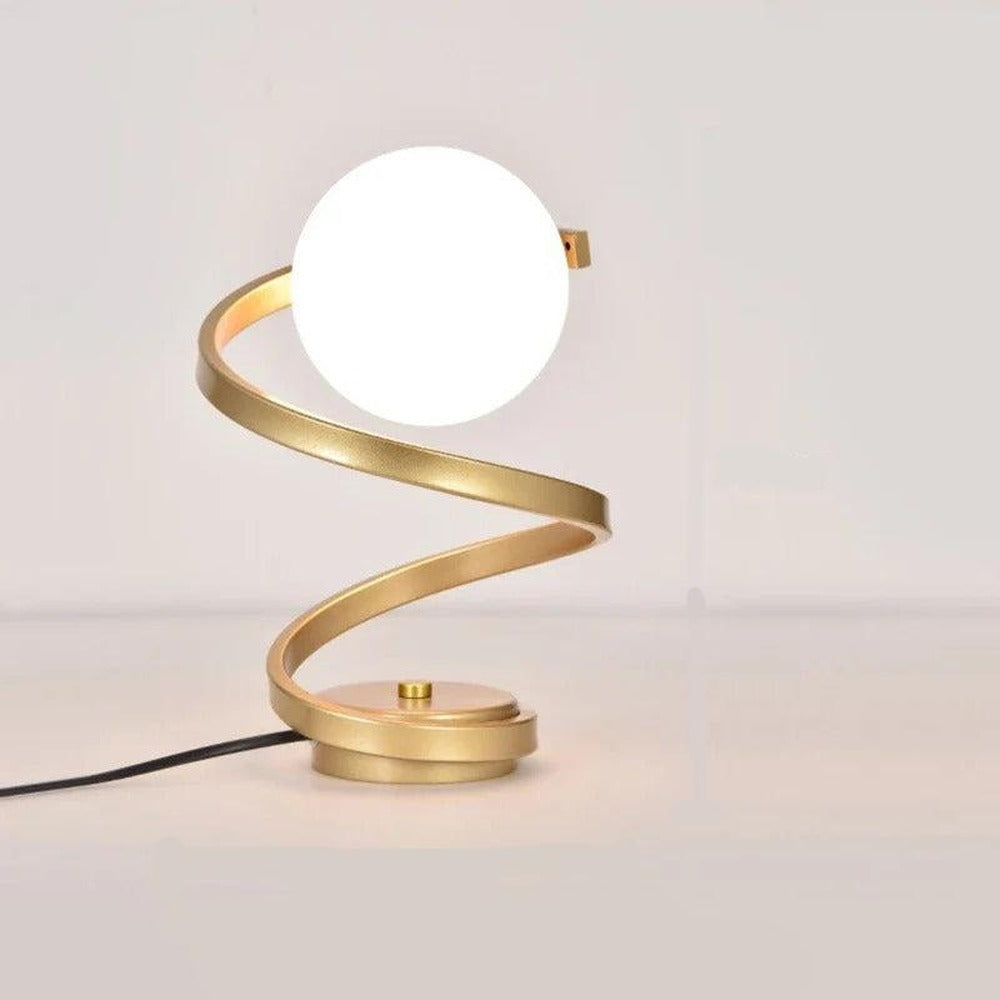 Opus Appliances | Spiral LED Table Lamp for Cozy Corners