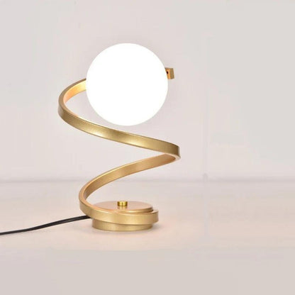Opus Appliances | Spiral LED Table Lamp for Cozy Corners