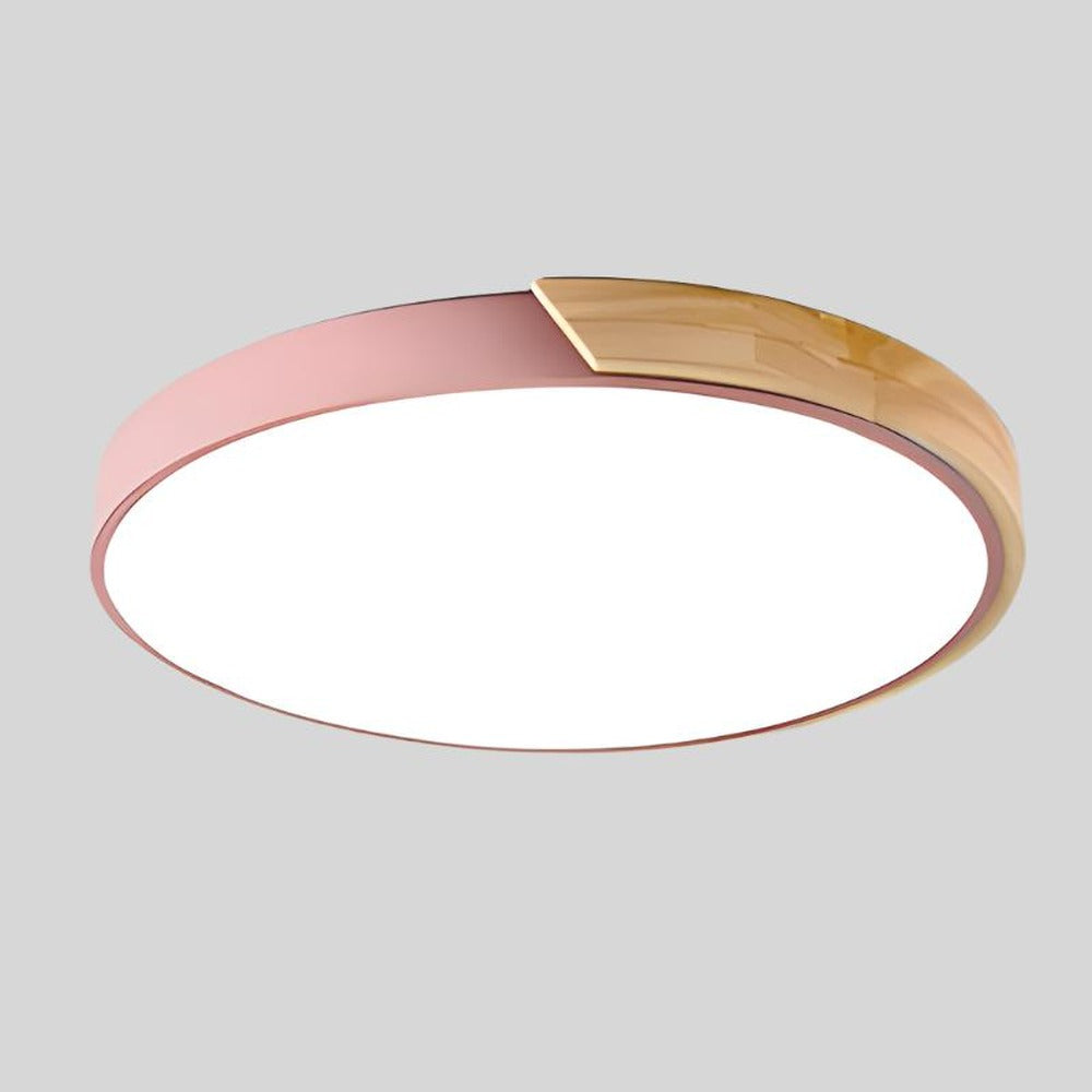 Opus Appliances | Nordic Wood Circular Ceiling Light with Warm Glow
