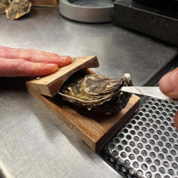 Opus Appliances Premium Wood Handle Oyster Shell Opener Clamp