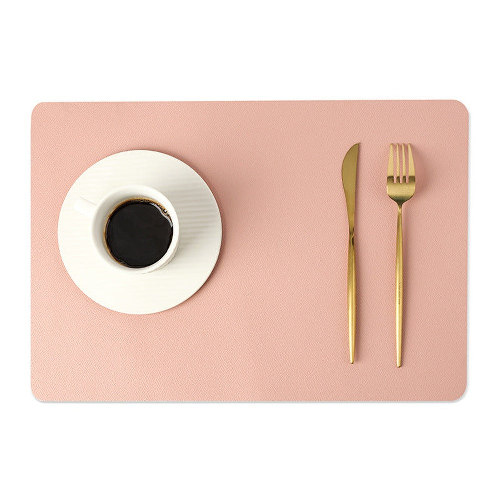 Opus Appliances | Modern rectangular waterproof PU leather placemats