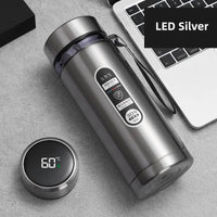Opus Appliances 800ml-1L Stainless Steel Thermos – Portable Vacuum Flask with LED Temperature Display
