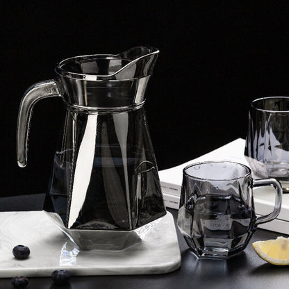 Opus Appliances | Amber hexagonal Glass Cups