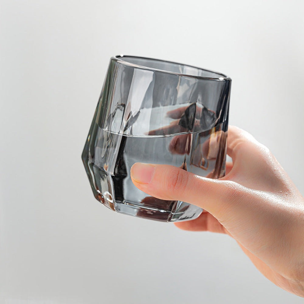Opus Appliances | Amber hexagonal Glass Cups