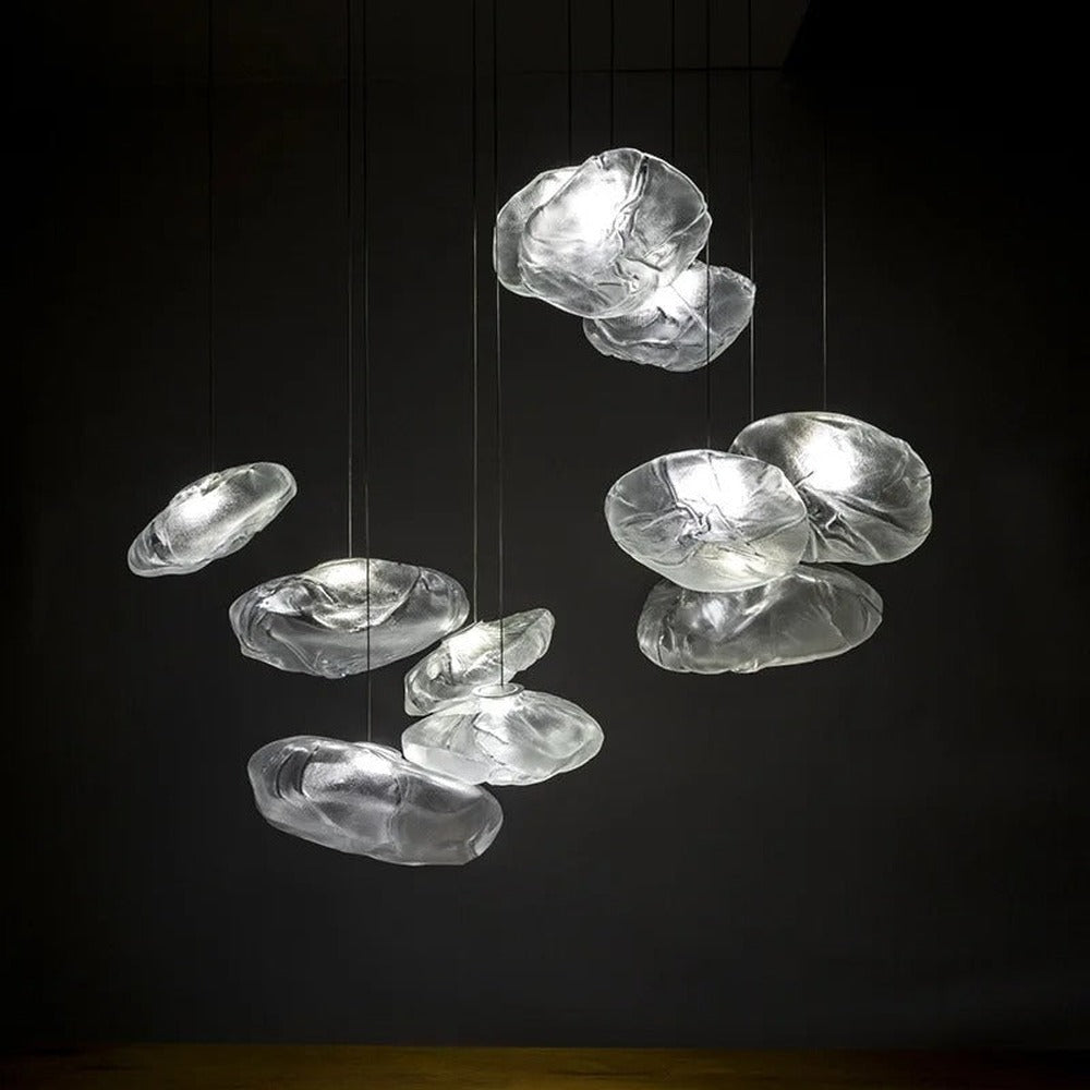 Opus Appliances | Aluminum Frame Glass Chandelier For Modern Interiors Cascade