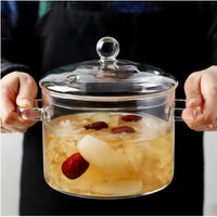 Opus Appliances | Glass heat-resistant cooking pot