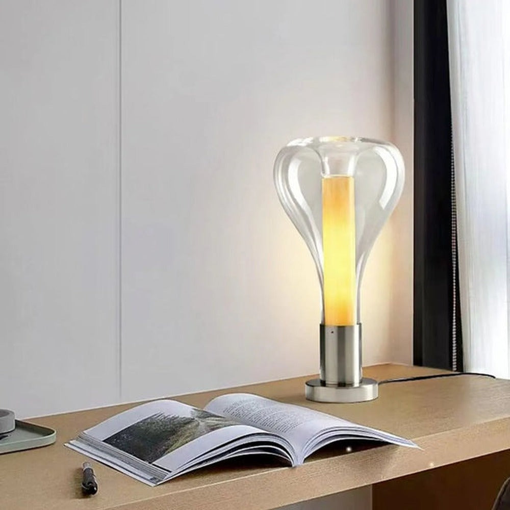 Opus Appliances | Viretta Lava Flow Calming Art Table Lamp for Ambient Glow