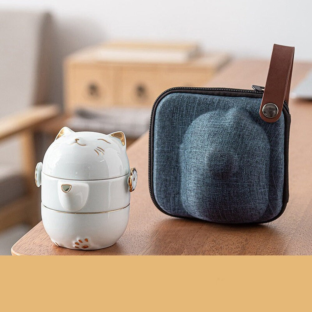 Opus Appliances | Ceramic Lucky Cat Kuai Ke Cup