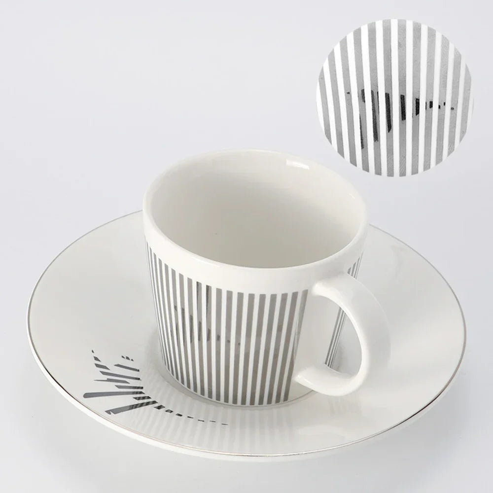 Opus Appliances | Creative dynamic SLR cup coffee tea cup set with coaster 90ml-225ml