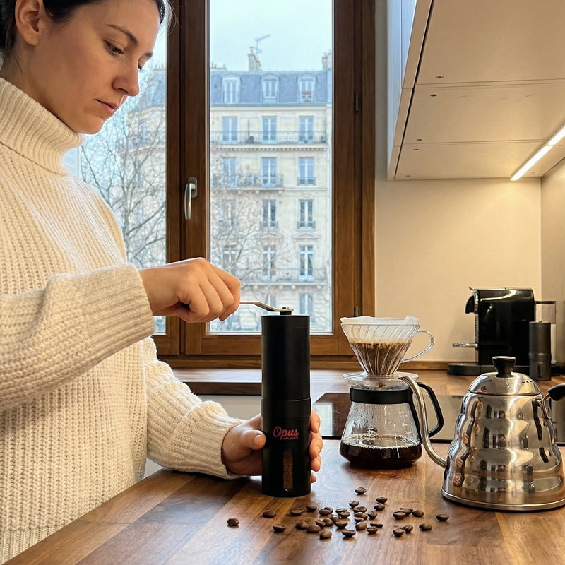 Stainless Steel Manual Coffee Grinder