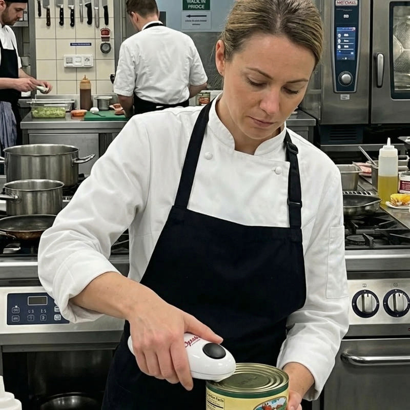 Automatic Electric Can Opener with Jar Opener Grip