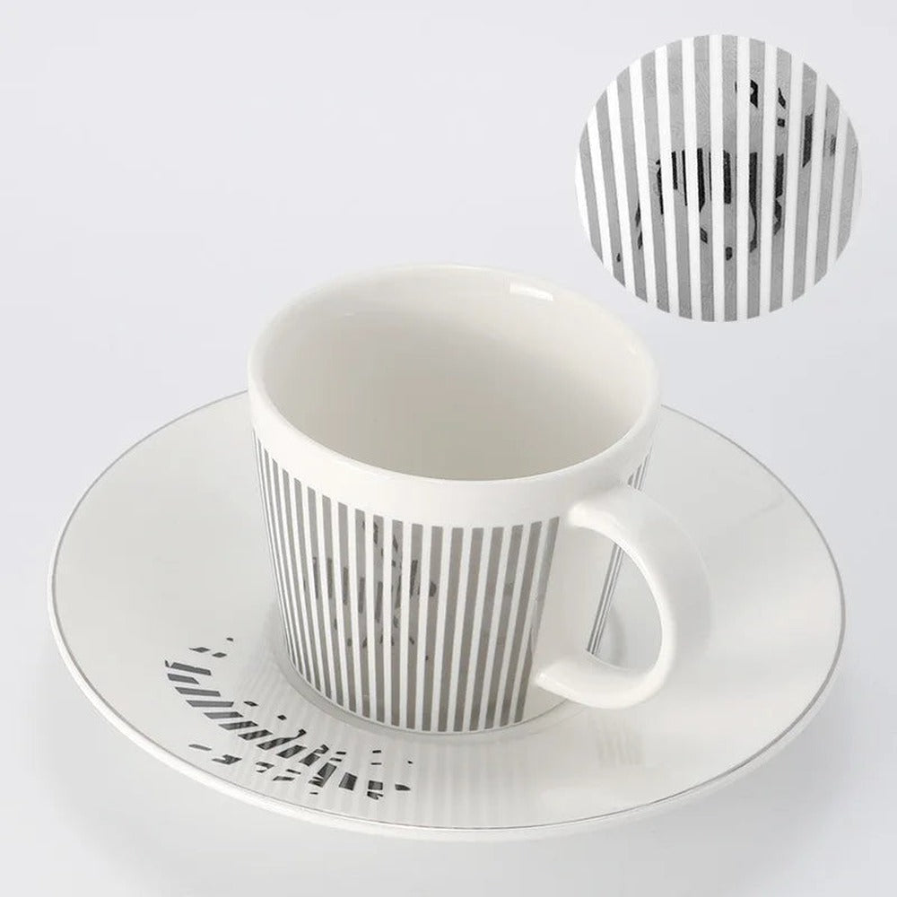 Opus Appliances | Creative dynamic SLR cup coffee tea cup set with coaster 90ml-225ml
