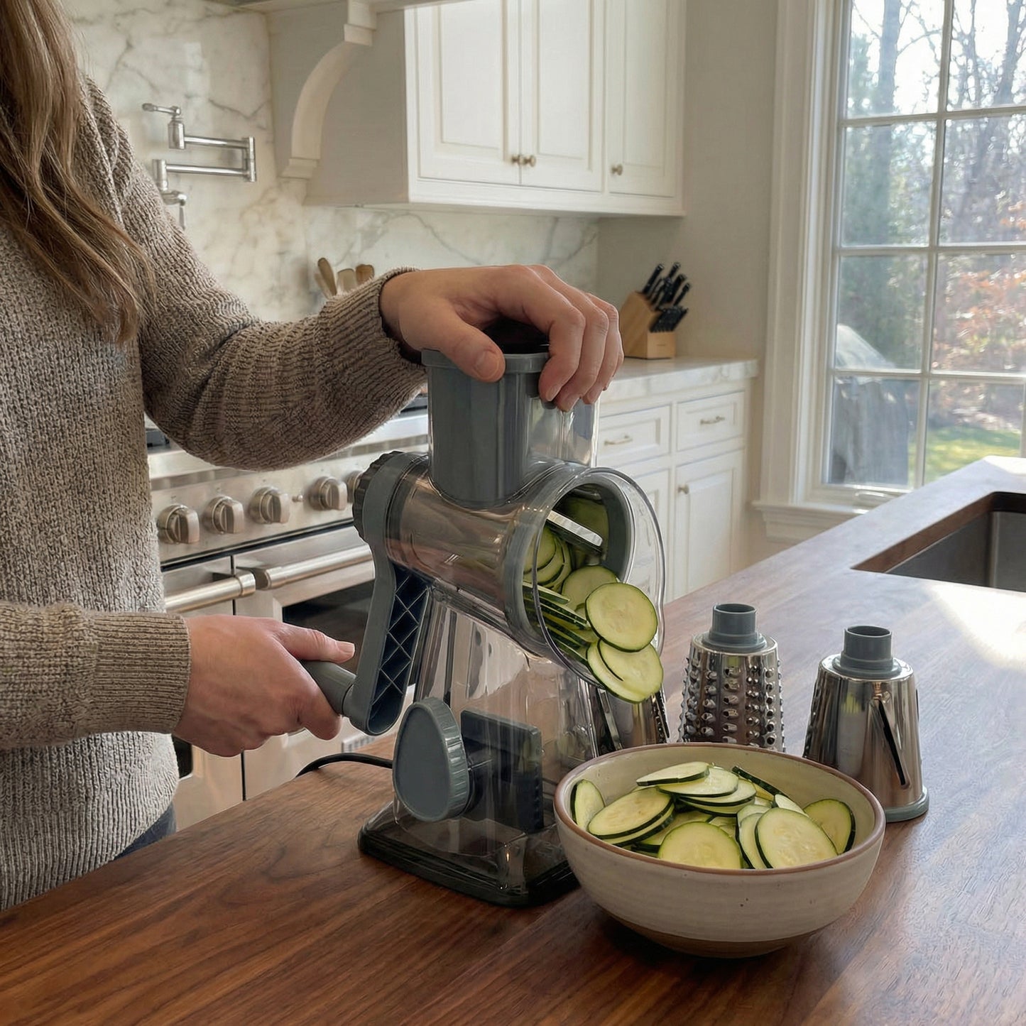 Opus Appliances 3 in 1 Rotary Grater