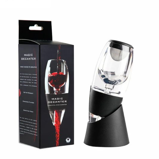 Opus Appliances Wine aerator, decanter, pourer, set with filters, air purifier, stand diffuser, air aerator, sieve, aerator, wine for the dining room bar