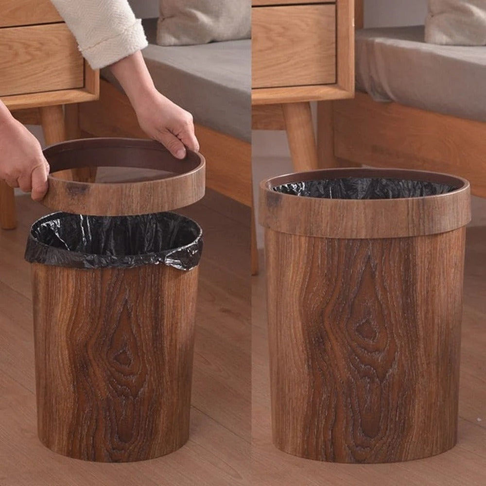 Opus Appliances | Wood Grain Waste Bin