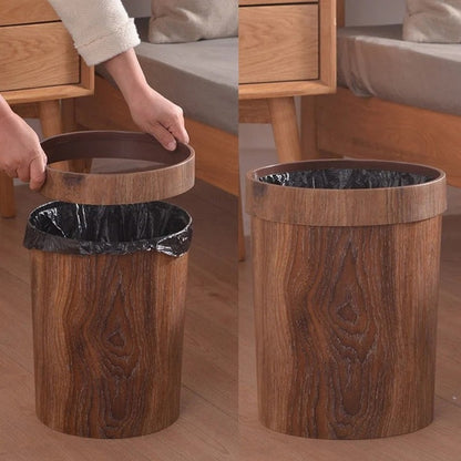 Opus Appliances | Wood Grain Waste Bin