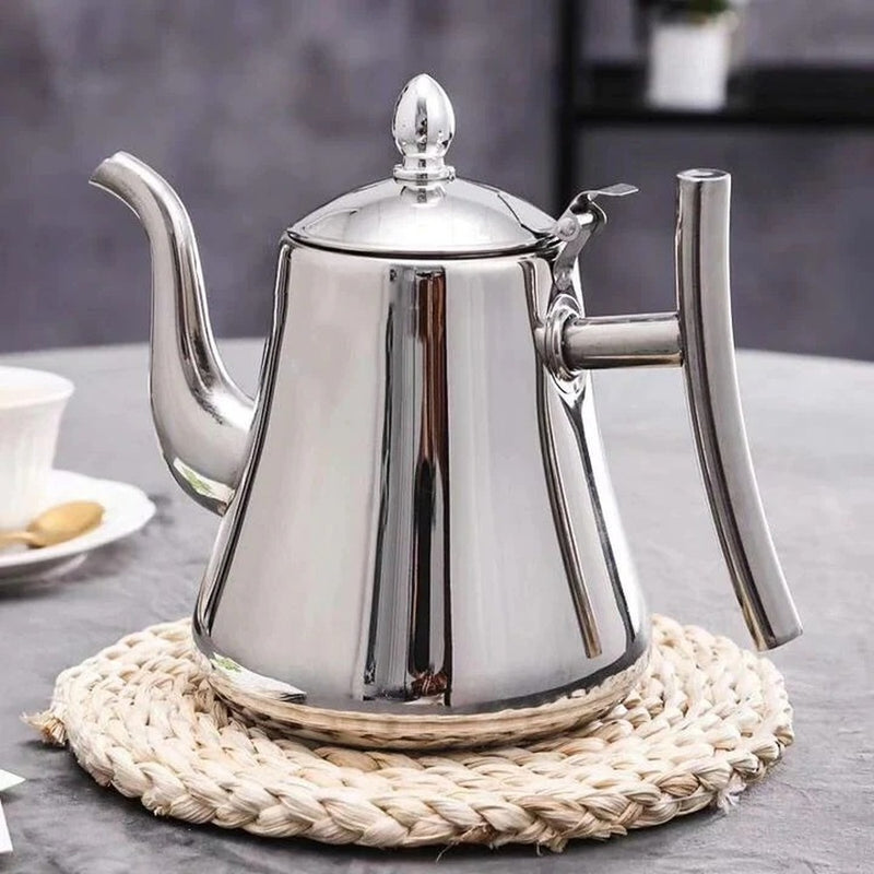 Stainless Steel Stovetop Tea Kettle with Built In Spout Filter