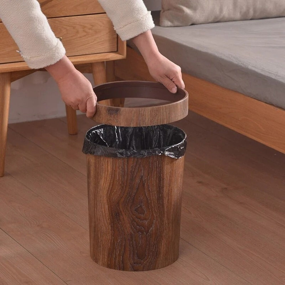Opus Appliances | Wood Grain Waste Bin