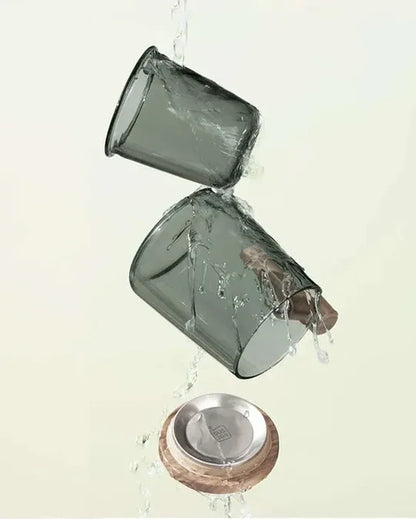 Opus Appliances Ultramodern Glass Tea Cup with Filter and Lid