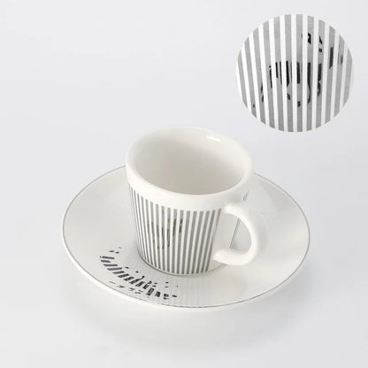 Opus Appliances | Creative dynamic SLR cup coffee tea cup set with coaster 90ml-225ml