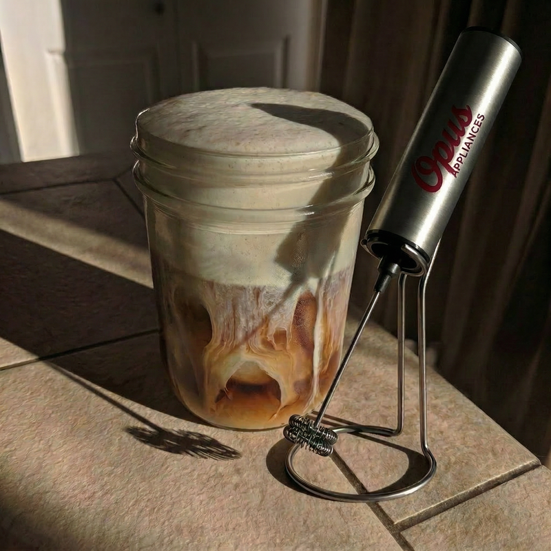 Rechargeable Handheld Electric Milk Frother